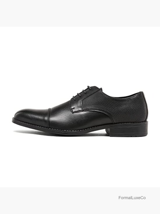 Men\'s Lace-Up Oxford Dress Shoes Vegan Leather Formal Business Wedding
